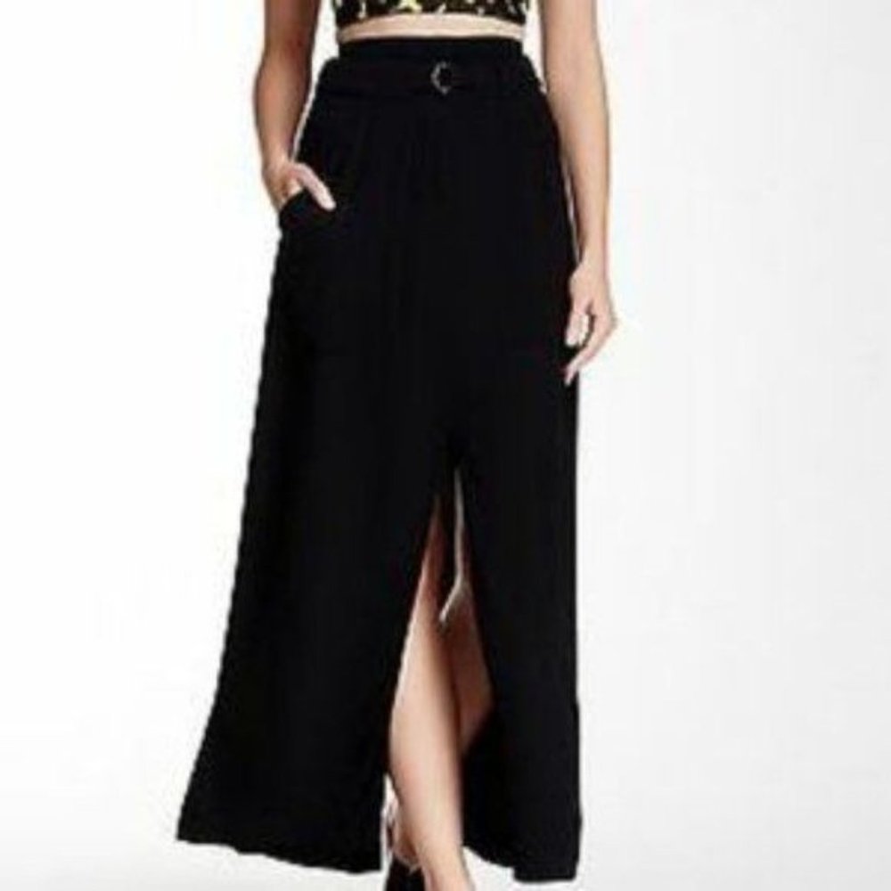 A.L.C. Montgomery Skirt Slit Midi Maxi Drop Waist